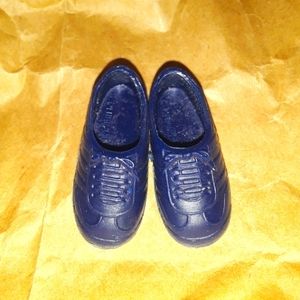 1980s Skipper Doll Blue Sneakers Rubber Tennis Shoes Phillipines